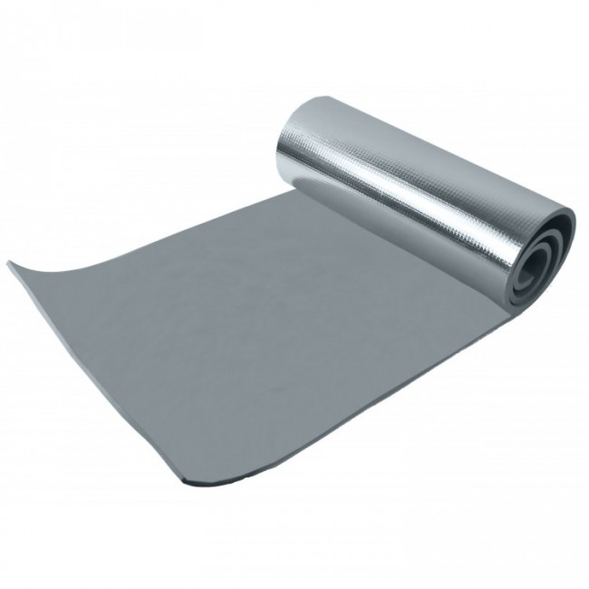 Килимок туристичний (карімат) SportVida Alu EVA 1 см SV-EZ0009 Grey