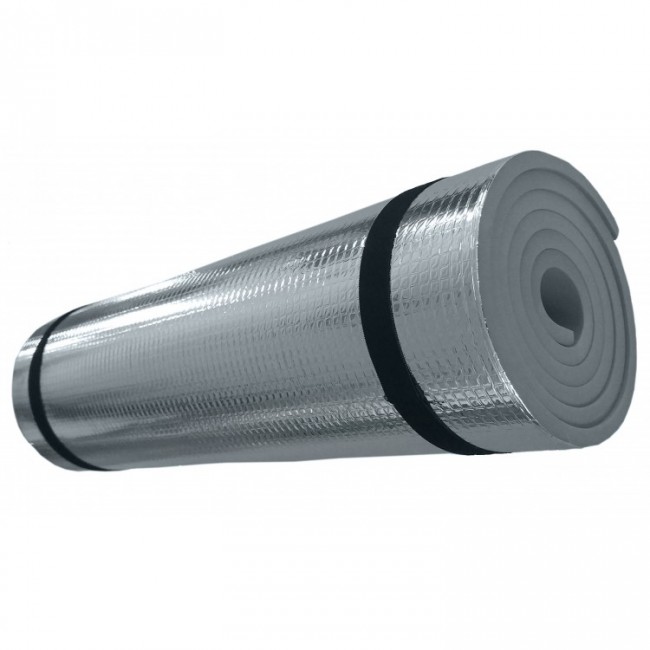 Килимок туристичний (карімат) SportVida Alu EVA 1 см SV-EZ0009 Grey