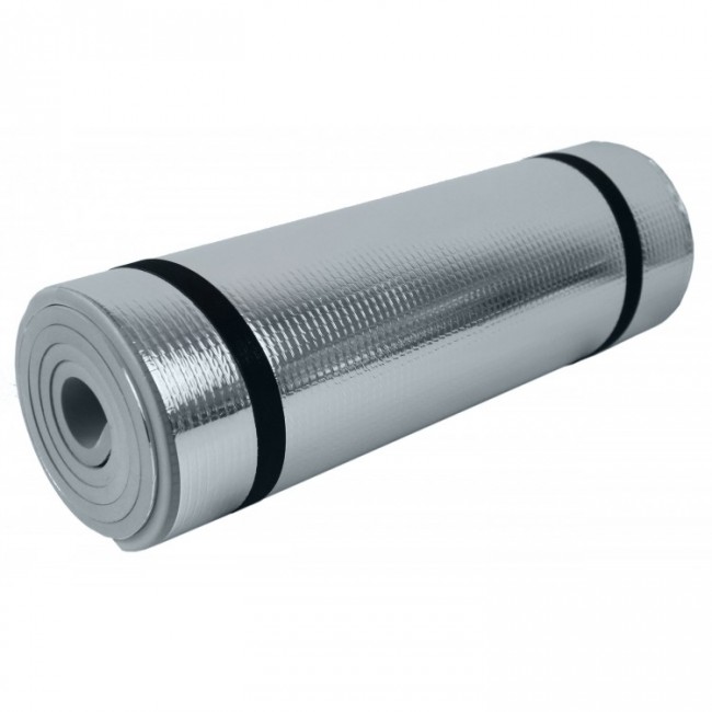Килимок туристичний (карімат) SportVida Alu EVA 1 см SV-EZ0009 Grey Килимок туристичний (карімат) SportVida Alu EVA 1 см SV-EZ0009 Grey