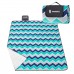 Пляжний килимок (покривало-підстилка для пляжу та пікніка) складаний Springos 220 x 180 см PM007