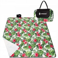Пляжний килимок (Сумка-покривало для пляжу та пікніка) складаний Springos 200 x 200 см PM019