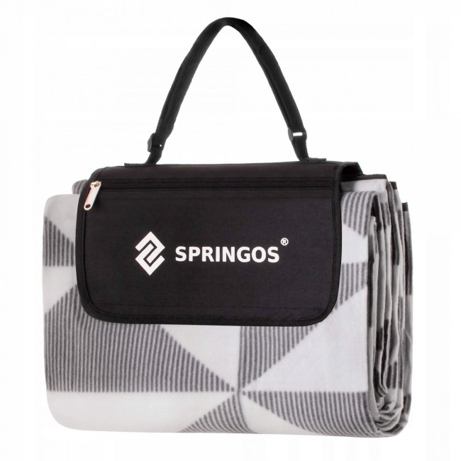 Пляжный коврик (покрывало-подстилка для пляжа и пикника) складной Springos 220 x 180 см PM010