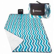Пляжний килимок (покривало-підстилка для пляжу та пікніка) складаний Springos 200 x 160 см PM005