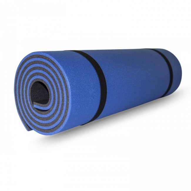 Коврик туристический (каремат) SportVida XPE 1 см SV-EZ0008 Black/Blue