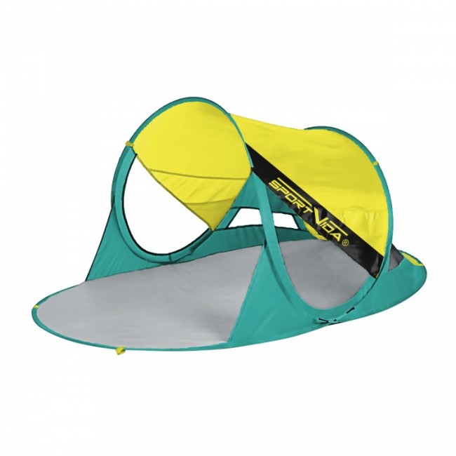 Пляжний тент SportVida 190 x 120 см SV-WS0007 Yellow / Green
