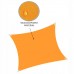 Тент-вітрило тіньової для будинку, саду і туризму Springos 5 x 5 м SN1023 Orange