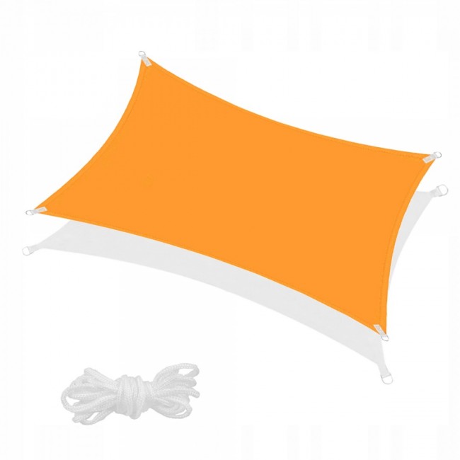 Тент-парус теневой для дома, сада и туризма Springos 4 x 2 м SN1039 Orange Тент-парус теневой для дома, сада и туризма Springos 4 x 2 м SN1039 Orange
