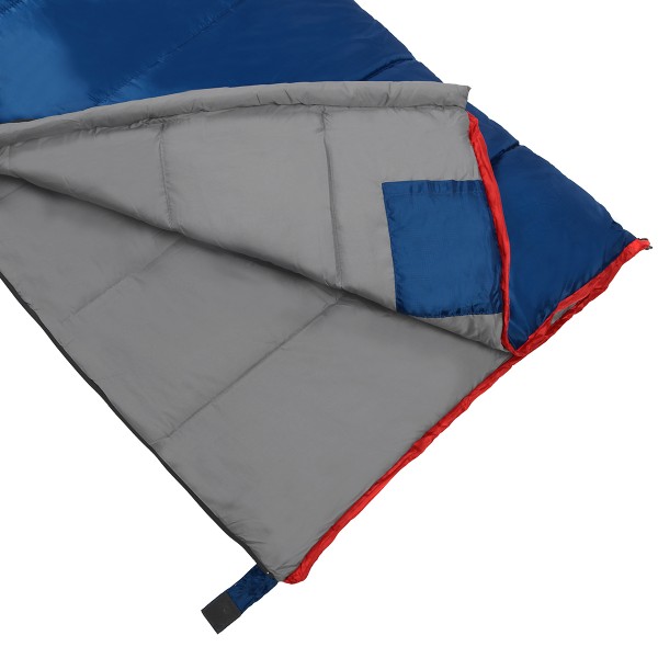 Спальный мешок (спальник) одеяло SportVida SV-CC0067 -3 ...+ 21°C L Blue/Grey