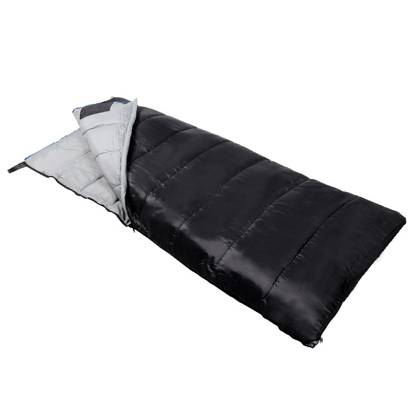 Спальный мешок (спальник) одеяло SportVida SV-CC0068 -3 ...+ 21°C R Black/Grey