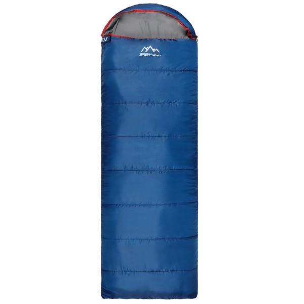 Спальный мешок (спальник) одеяло SportVida SV-CC0070 -3 ...+ 21°C R Blue/Grey