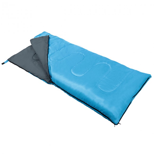 Спальный мешок (спальник) одеяло SportVida SV-CC0060 +2 ...+21°C R Sky Blue/Grey