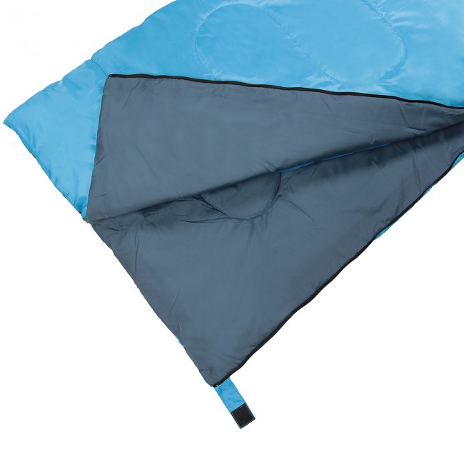Спальный мешок (спальник) одеяло SportVida SV-CC0060 +2 ...+21°C R Sky Blue/Grey