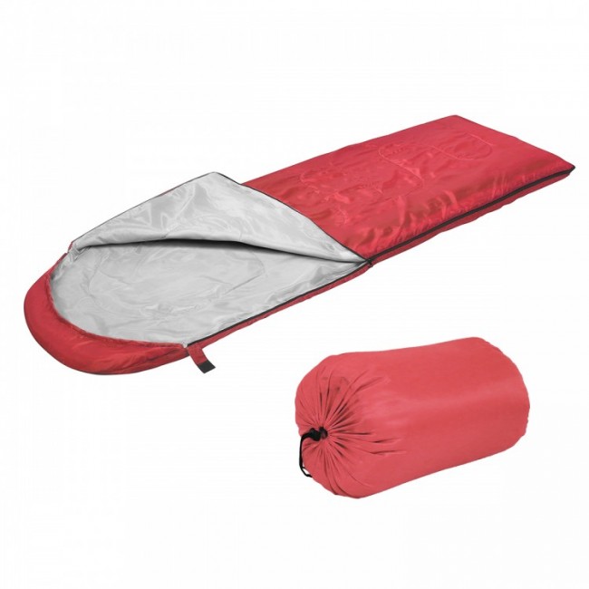 Спальний мішок (спальник) ковдру SportVida SV-CC0050 +2 ... + 16 ° CR Red / Grey