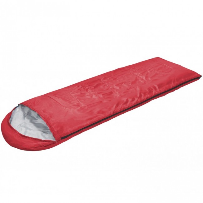 Спальний мішок (спальник) ковдру SportVida SV-CC0050 +2 ... + 16 ° CR Red / Grey