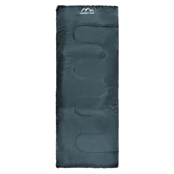Спальный мешок (спальник) одеяло SportVida SV-CC0061 +2 ...+ 21°C R Navy Green/Orange