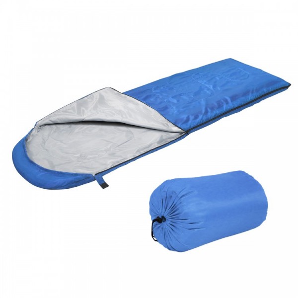 Спальный мешок (спальник) одеяло SportVida SV-CC0051 +2 ...+ 16°C R Blue/Grey
