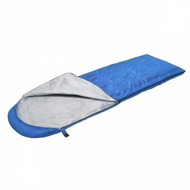 Спальний мішок (спальник) ковдру SportVida SV-CC0051 +2 ... + 16 ° CR Blue / Grey
