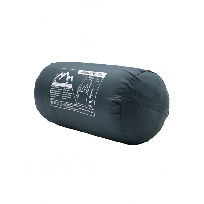 Спальный мешок (спальник) одеяло SportVida SV-CC0063 +2 ...+21°C R Navy Green/Red