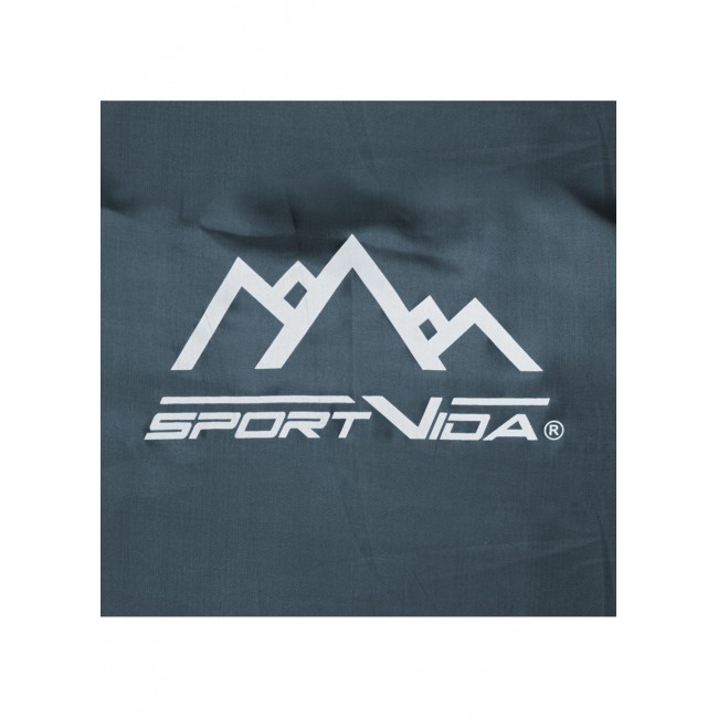 Спальный мешок (спальник) одеяло SportVida SV-CC0063 +2 ...+21°C R Navy Green/Red