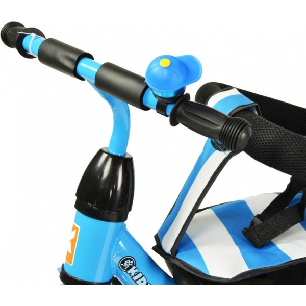 Дитячий велосипед триколісний з ручкою KidzMotion Tobi Junior BLUE