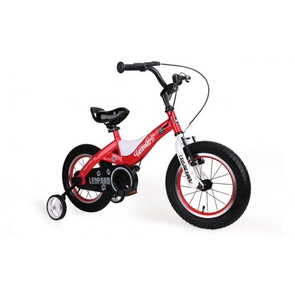 Детский велосипед RoyalBaby LEOPARD 14", красный