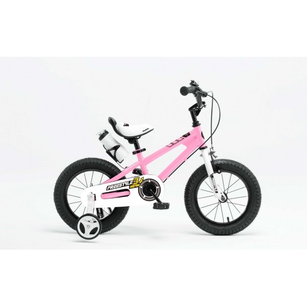 Дитячий велосипед RoyalBaby FREESTYLE 14 ", OFFICIAL UA рожевий