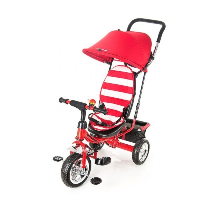 Дитячий велосипед триколісний з ручкою KidzMotion Tobi Junior RED