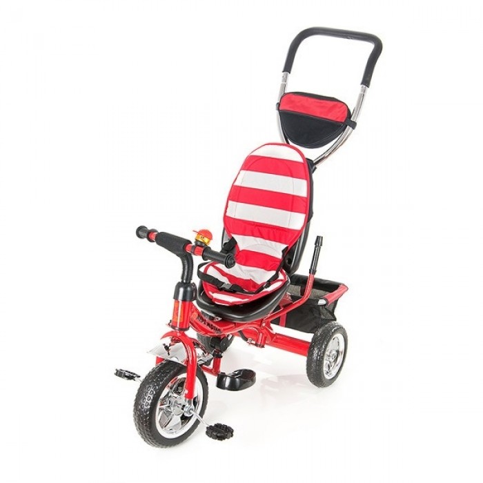 Дитячий велосипед триколісний з ручкою KidzMotion Tobi Junior RED