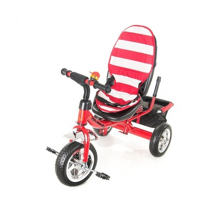 Дитячий велосипед триколісний з ручкою KidzMotion Tobi Junior RED