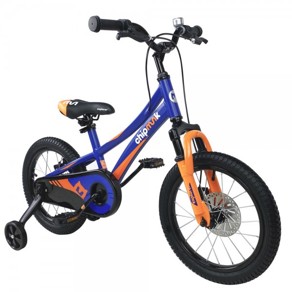 Детский велосипед RoyalBaby Chipmunk EXPLORER 16", OFFICIAL UA, синий