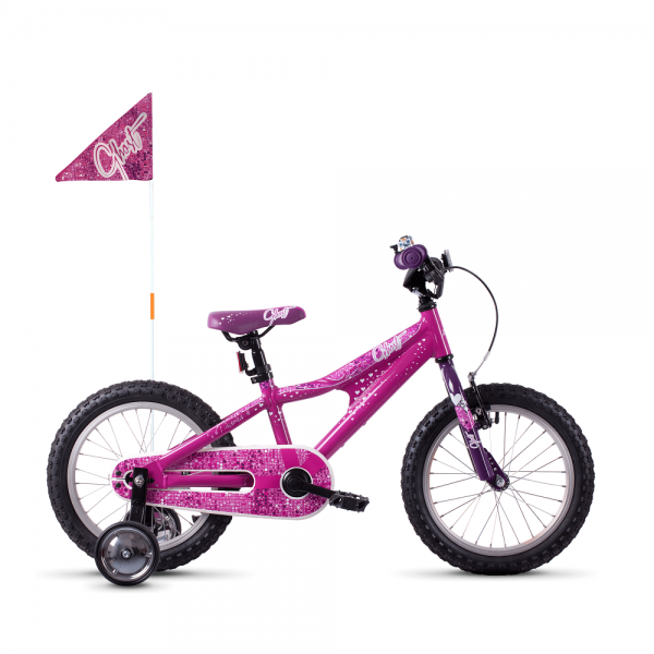 Дитячий велосипед Ghost POWERKID 16 ", рожево-фіолетово-білий, 20121