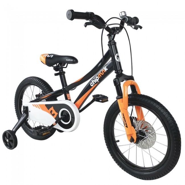 Дитячий велосипед RoyalBaby Chipmunk EXPLORER 16 ", OFFICIAL UA, чорний