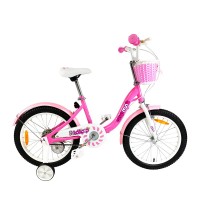 Детский велосипед RoyalBaby Chipmunk MM Girls 18", OFFICIAL UA, розовый