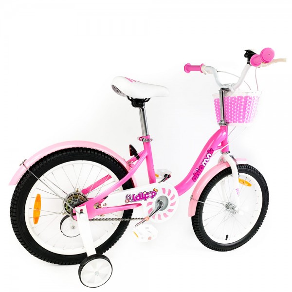 Детский велосипед RoyalBaby Chipmunk MM Girls 18", OFFICIAL UA, розовый