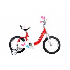 Детский велосипед RoyalBaby BUTTERFLY 14", красный