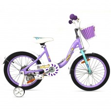Дитячий велосипед RoyalBaby Chipmunk MM Girls 18 ", OFFICIAL UA, фіолетовий