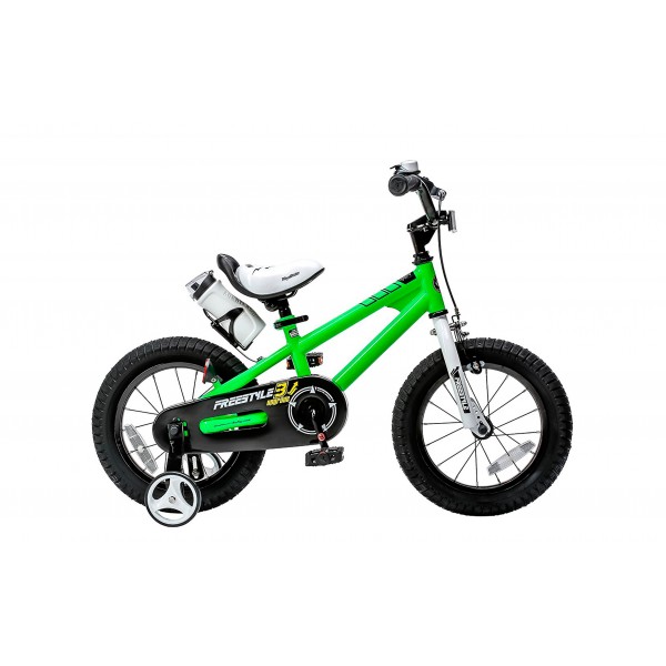 Дитячий велосипед RoyalBaby FREESTYLE 14 ", OFFICIAL UA зелений