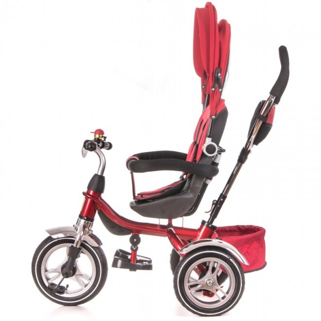 Детский велосипед трехколесный с ручкой KidzMotion Tobi Pro GREEN