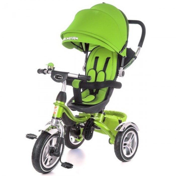 Дитячий велосипед триколісний з ручкою KidzMotion Tobi Pro GREEN