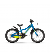 Детский велосипед Haibike SEET Greedy 16", рама 21 см, голубой/салатовый/черный, 2020