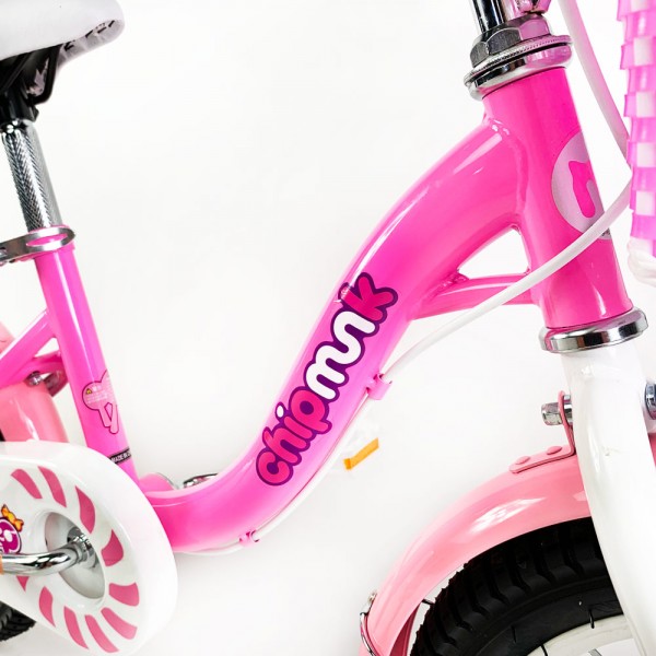 Велосипед дитячий RoyalBaby Chipmunk MM Girls 14 ", OFFICIAL UA, рожевий