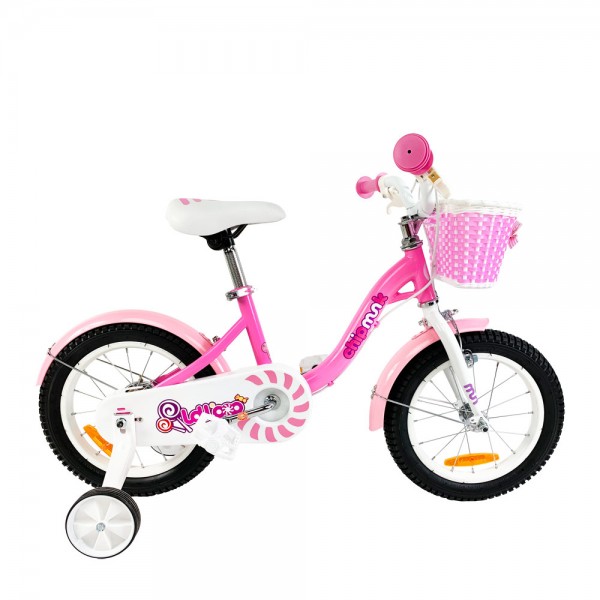 Велосипед детский RoyalBaby Chipmunk MM Girls 14", OFFICIAL UA, розовый