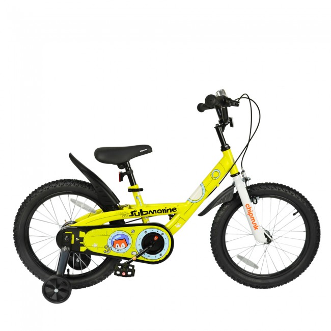 Велосипед дитячий RoyalBaby Chipmunk Submarine 18 ", OFFICIAL UA, жовтий Велосипед дитячий RoyalBaby Chipmunk Submarine 18 ", OFFICIAL UA, жовтий