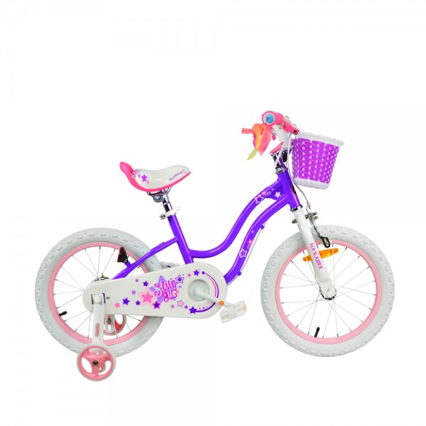 Дитячий велосипед RoyalBaby STAR GIRL 16 ", OFFICIAL UA, фіолетовий
