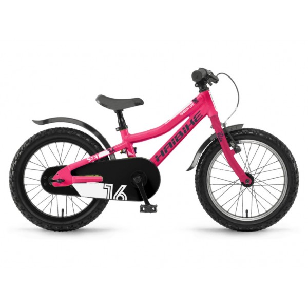 Дитячий велосипед Haibike SEET Greedy 16 ", рама 21 см, рожевий / блакитний / білий, 2020