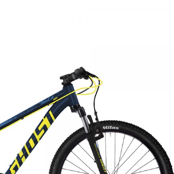 Детский велосипед Ghost Kato 2.4 24", сине-желтый, 2020