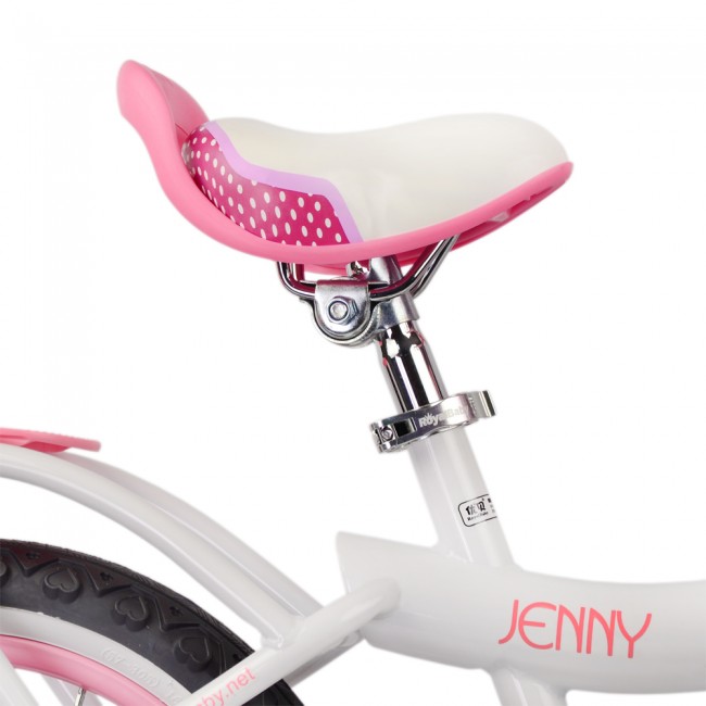 Дитячий велосипед RoyalBaby JENNY GIRLS 14 ", OFFICIAL UA, білий