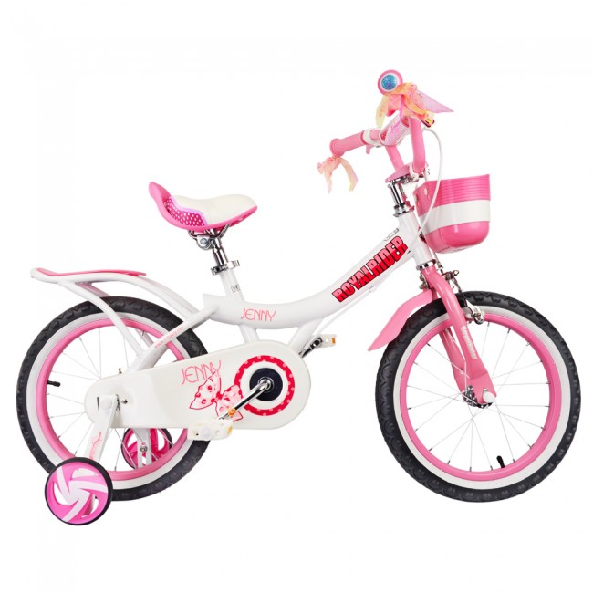 Дитячий велосипед RoyalBaby JENNY GIRLS 14 ", OFFICIAL UA, білий Дитячий велосипед RoyalBaby JENNY GIRLS 14 ", OFFICIAL UA, білий