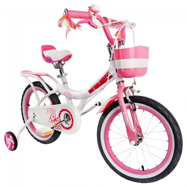 Дитячий велосипед RoyalBaby JENNY GIRLS 14 ", OFFICIAL UA, білий