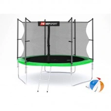 Батут детский Hop-Sport 10ft (305cm) green с внутренней сеткой